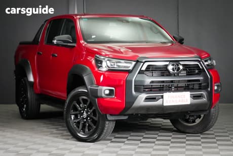 Red 2024 Toyota Hilux Double Cab Pick Up Rogue 48V (4X4)