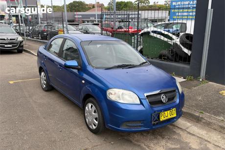 Blue 2007 Holden Barina Sedan
