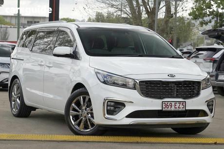 White 2020 Kia Carnival Wagon Platinum