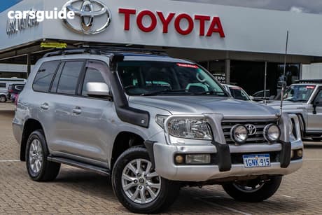 Silver 2009 Toyota Landcruiser Wagon Sahara (4X4)