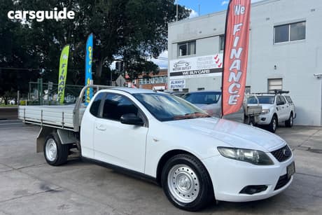 White 2008 Ford Falcon Cab Chassis Xl (Lpg)