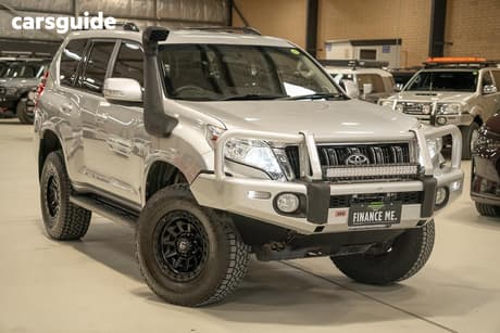 Silver 2017 Toyota Landcruiser Prado Wagon Gxl (4X4)