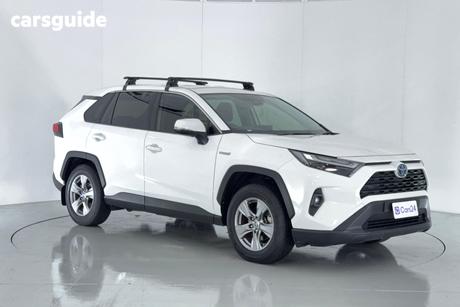 White 2022 Toyota RAV4 Wagon Gx (2Wd) Hybrid