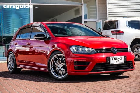 Red 2015 Volkswagen Golf Hatchback R