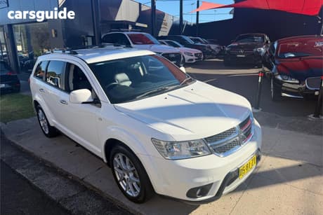 White 2015 Dodge Journey Wagon Sxt