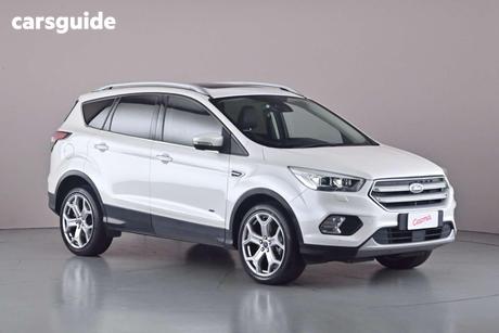 White 2018 Ford Escape Wagon Titanium (Awd) (5 Yr)