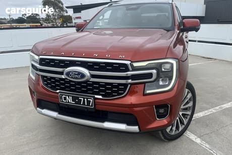 Orange 2023 Ford Everest Wagon Platinum (4Wd)