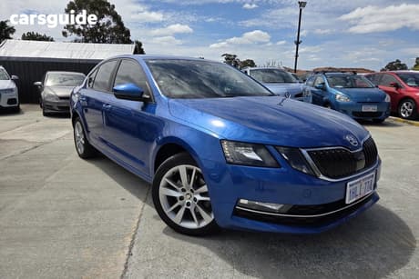 Blue 2019 Skoda Octavia Sedan 110 Tsi