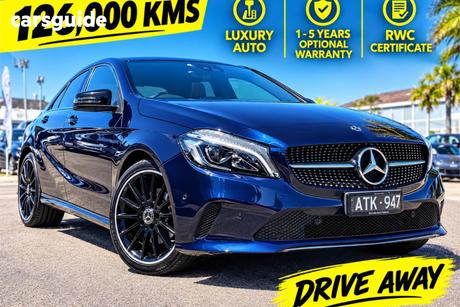 Blue 2018 Mercedes-Benz A180 Hatchback