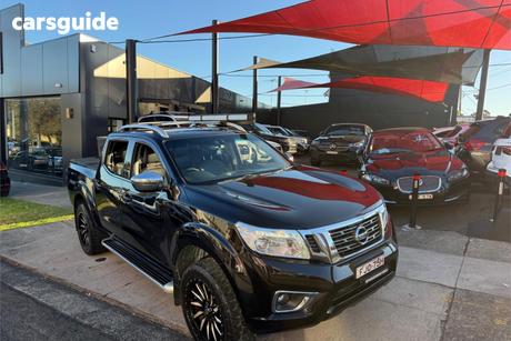 Black 2017 Nissan Navara Dual Cab Utility St-X (4X4)
