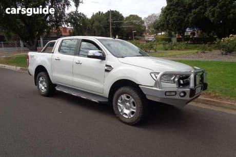 White 2016 Ford Ranger Dual Cab Utility Xlt 3.2 (4X4)