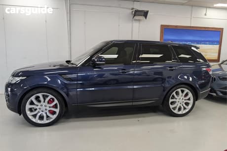 Blue 2017 Land Rover Range Rover Sport Wagon 3.0 Sdv6 Se