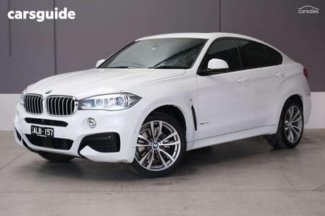 White 2016 BMW X6 Coupe Xdrive 40D