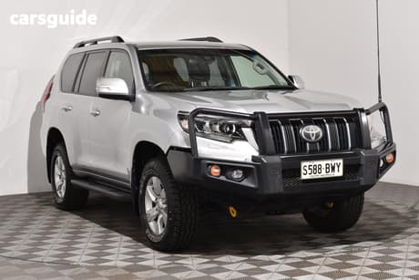 Silver 2017 Toyota Landcruiser Prado Wagon Gx (4X4)