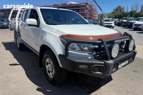 White 2018 Holden Colorado Crew Cab Chassis Ls (4X4)