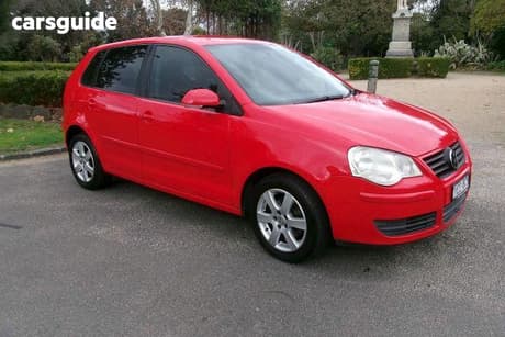Red 2010 Volkswagen Polo Hatchback Pacific Tdi