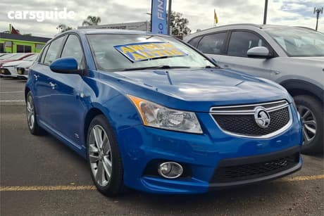 Blue 2014 Holden Cruze Hatchback Sri V