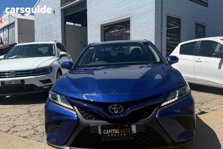 Blue 2018 Toyota Camry Sedan Ascent Sport