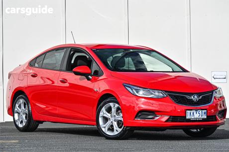 Red 2017 Holden Astra Sedan Lt