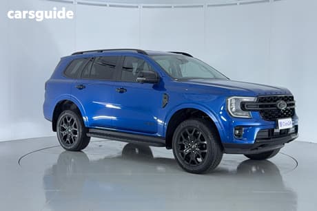 Blue 2023 Ford Everest Wagon Sport (4Wd)