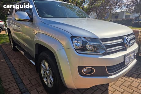 Silver 2013 Volkswagen Amarok Dual Cab Utility Tdi420 Highline (4X4)