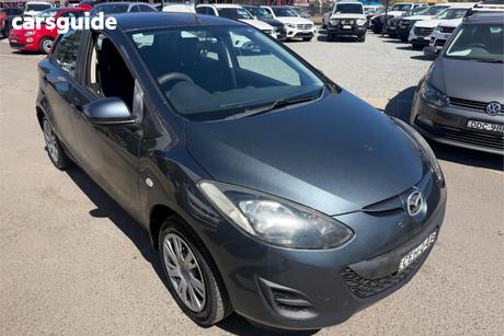 Grey 2011 Mazda 2 Hatchback Neo