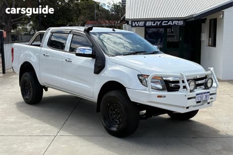 White 2012 Ford Ranger Dual Cab Chassis Xl 3.2 (4X4)