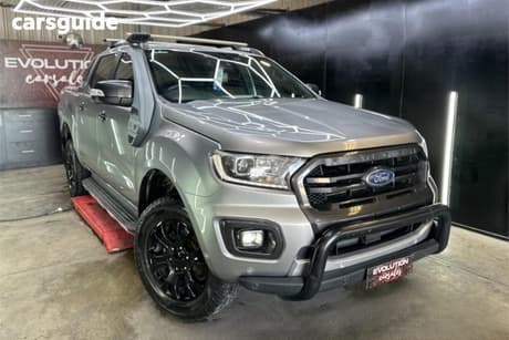 Silver 2021 Ford Ranger Double Cab Pick Up Wildtrak 2.0 (4X4)