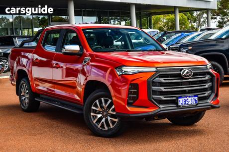 Orange 2022 LDV T60 Double Cab Utility Max Luxe (4X4)
