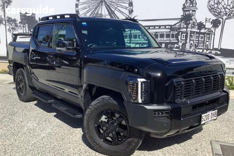 Black 2025 Kia Tasman Double Cab Pick Up X-Pro (4X4) (0.9T) Blck Fender