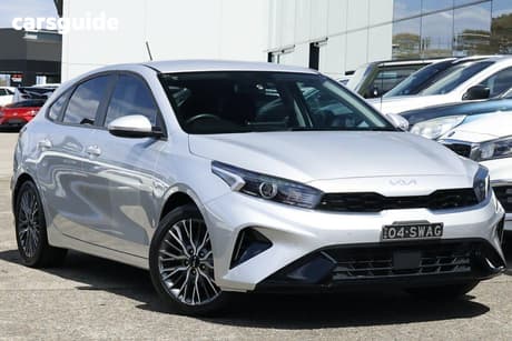 Silver 2024 Kia Cerato Hatchback Sport