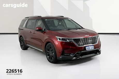 Red 2022 Kia Carnival Wagon Platinum