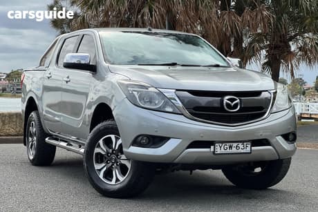 Silver 2016 Mazda BT-50 Dual Cab Utility Xtr (4X2)