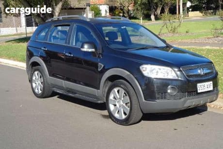 Black 2010 Holden Captiva Wagon Lx (4X4)