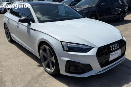 White 2021 Audi A5 Sportback 45 Tfsi Quattro S Line Mhev