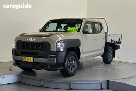 Beige 2026 Kia Tasman Single Cab Chassis Sx (4X4) Black Fender