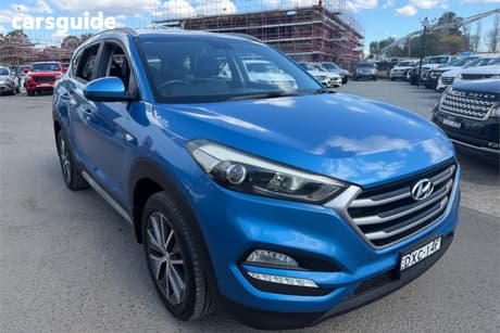 Blue 2017 Hyundai Tucson Wagon Active X (Fwd)