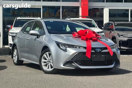 Silver 2023 Toyota Corolla Hatchback Ascent Sport Hybrid