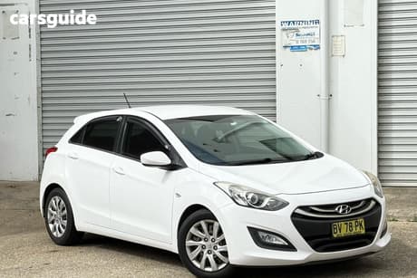 White 2013 Hyundai I30 Hatch ACTIVE