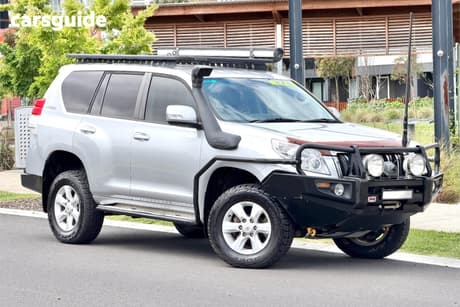 Silver 2012 Toyota Landcruiser Prado Wagon Gxl (4X4)