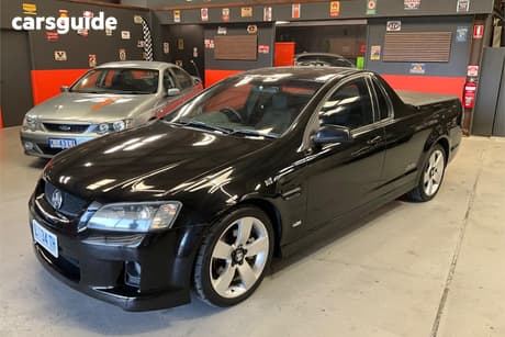 Black 2009 Holden Commodore Utility Ss-V