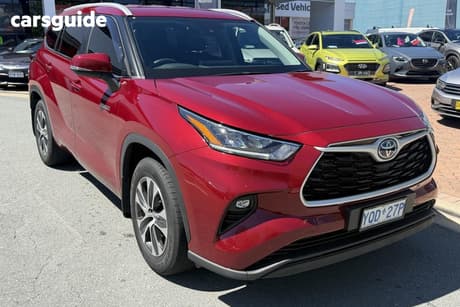 Red 2023 Toyota Kluger Wagon Gxl Hybrid Awd