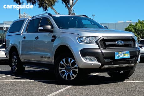Silver 2017 Ford Ranger Dual Cab Pick-up Wildtrak 3.2 (4X4)