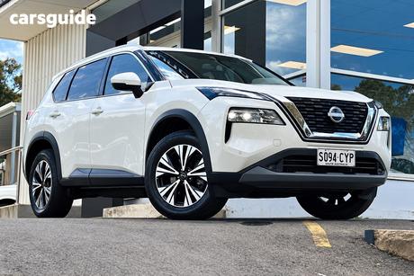 White 2023 Nissan X-Trail Wagon St-L (4Wd) 7 Seat