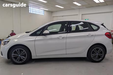 White 2015 BMW 218D Wagon Active Tourer Sport Line