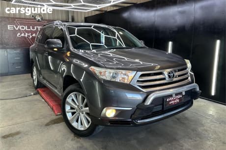 Grey 2012 Toyota Kluger Wagon Altitude (Fwd) 7 Seat