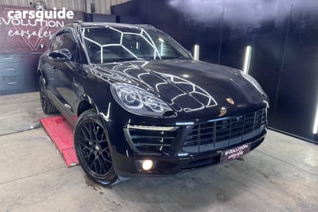 Black 2015 Porsche Macan Wagon S Diesel