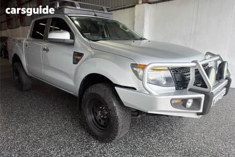 Silver 2014 Ford Ranger Dual Cab Utility Xls (4X4)