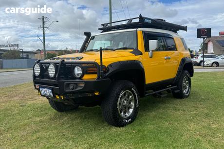 Yellow 2011 Toyota FJ Cruiser Wagon