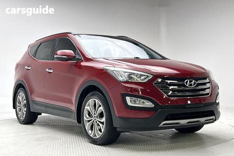Red 2014 Hyundai Santa FE Wagon Highlander Crdi (4X4)